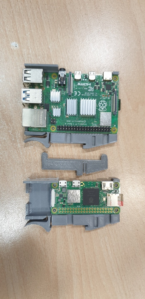 Montaje en carril DIN para Raspberry Pi Zero/Zero 2