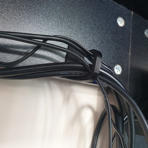Soporte de cable adhesivo grande (horizontal o vertical)