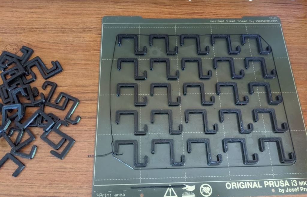 Clips para luces de cadena para canalones
