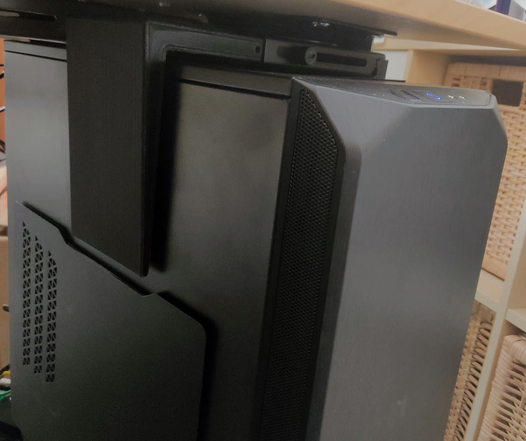 Extensión del soporte de CPU: Adaptación para torres de PC más grandes debajo de la mesa