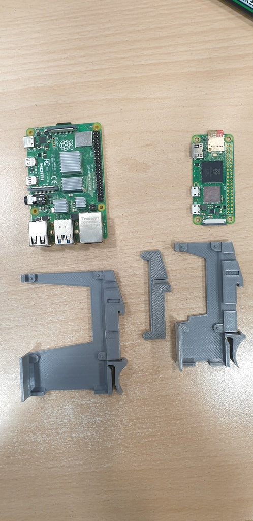 Montaje en carril DIN para Raspberry Pi Zero/Zero 2