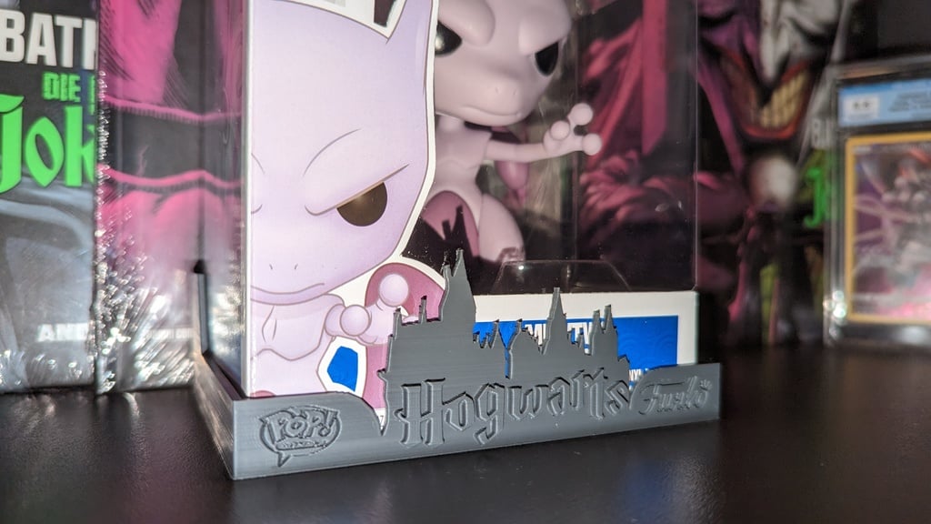 Pantalla de pared de Hogwarts para figuras Funko Pop