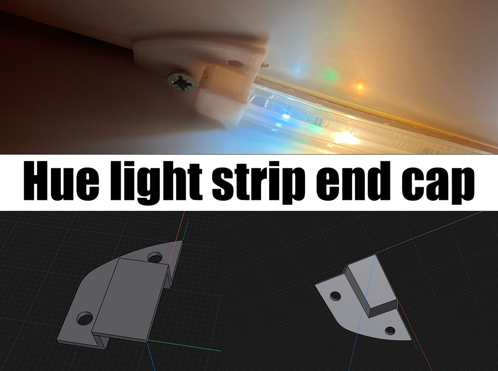 Tapa final para tira LED Philips Hue
