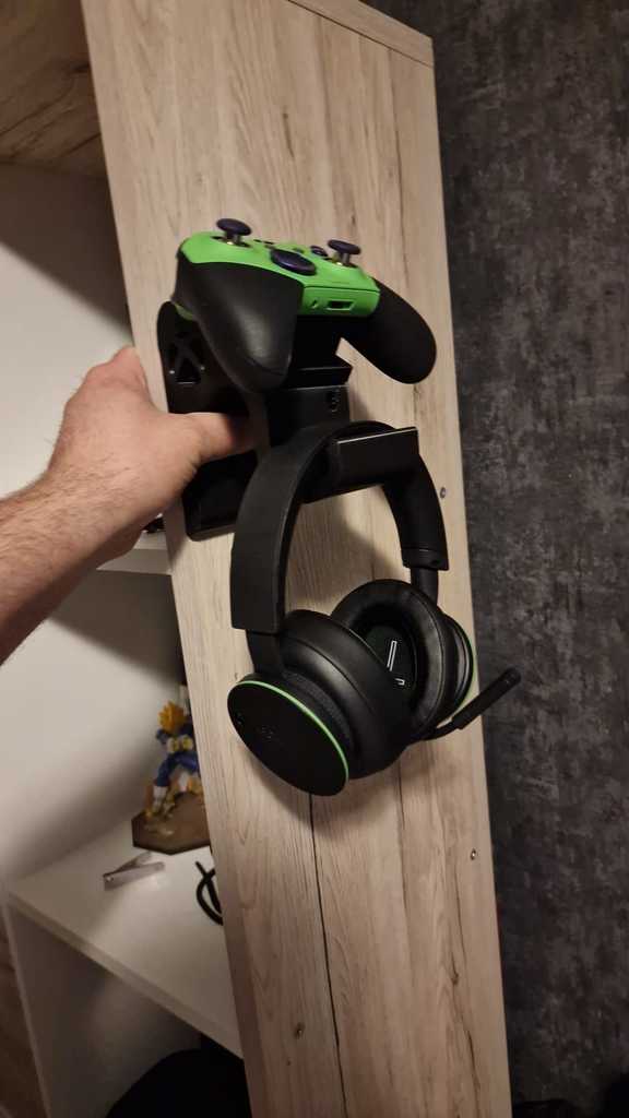 Soporte de pared para el Controlador Inalámbrico Xbox Elite Series 2 + Soporte para auriculares
