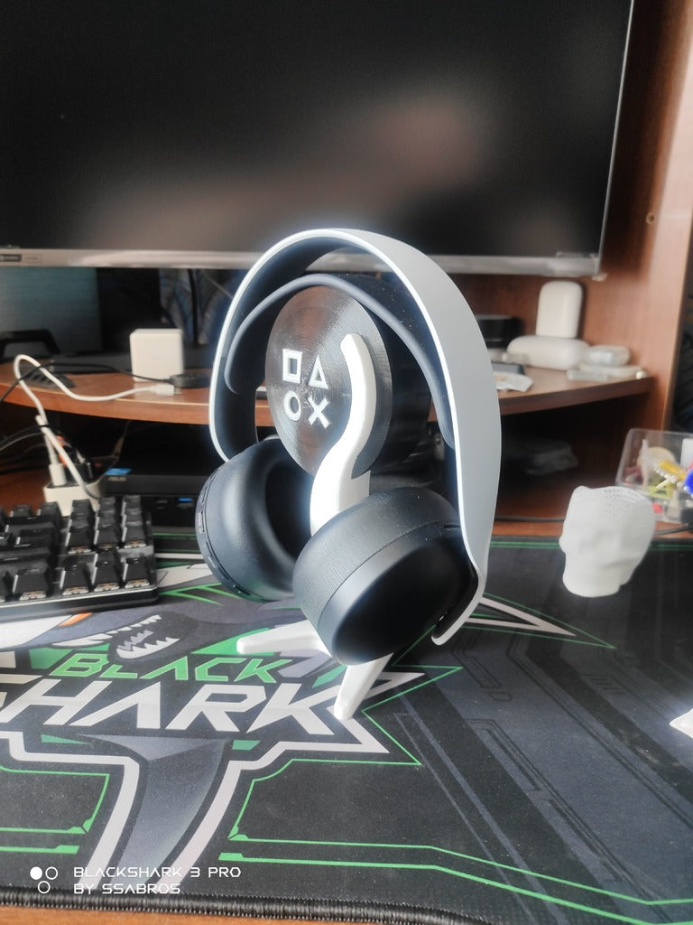 Soporte para auriculares Sony PlayStation Pulse 3D con símbolos de PlayStation