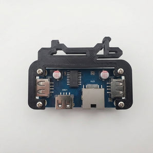 Soporte vertical para carril DIN para Raspberry Pi Zero y Zero 2 W