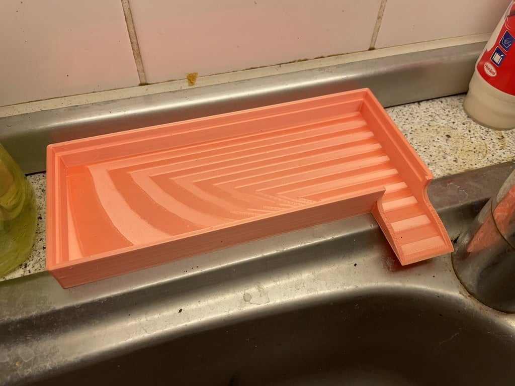 Funktionel Køkkenvask Organizer med Flaskeholder