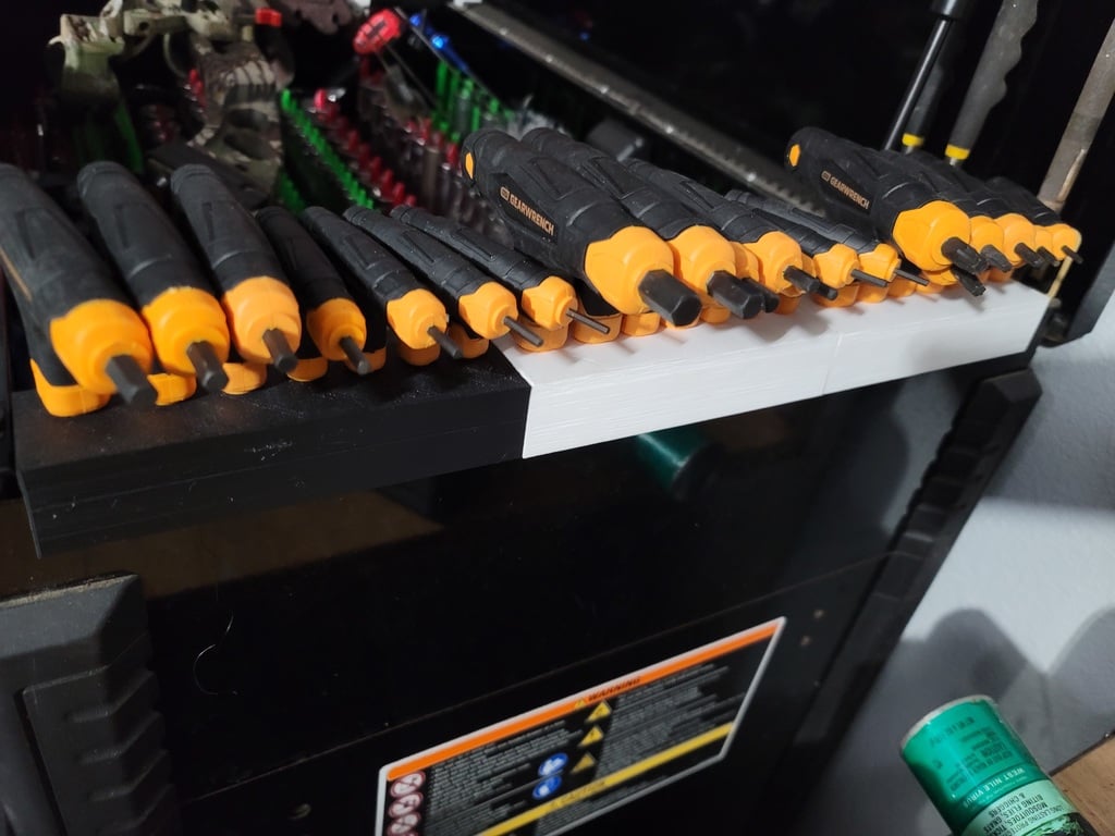 Soporte para llaves Allen con mango en T para caja de herramientas