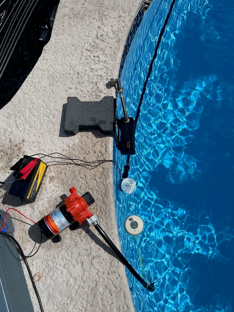 Bomba de achique para gotero de 1/2' y adaptadores NPT