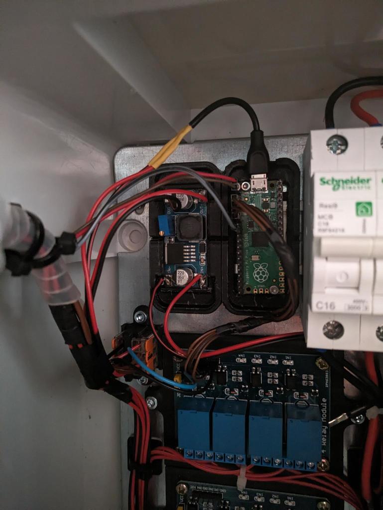 Adaptador de montaje en carril DIN Raspberry Pi Pico