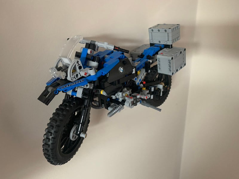 Soporte de pared para Moto Lego Technic BMW R1200GS