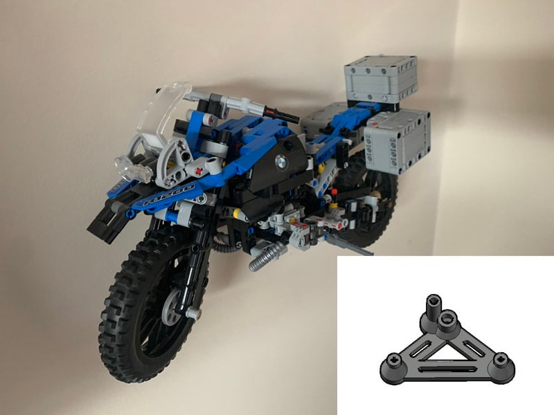 Soporte de pared para Moto Lego Technic BMW R1200GS