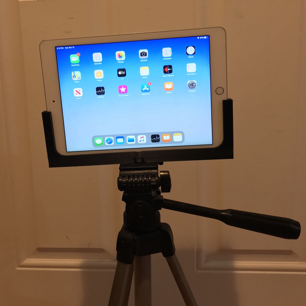 Soporte para trípode ajustable para iPad y iPhone con o sin funda