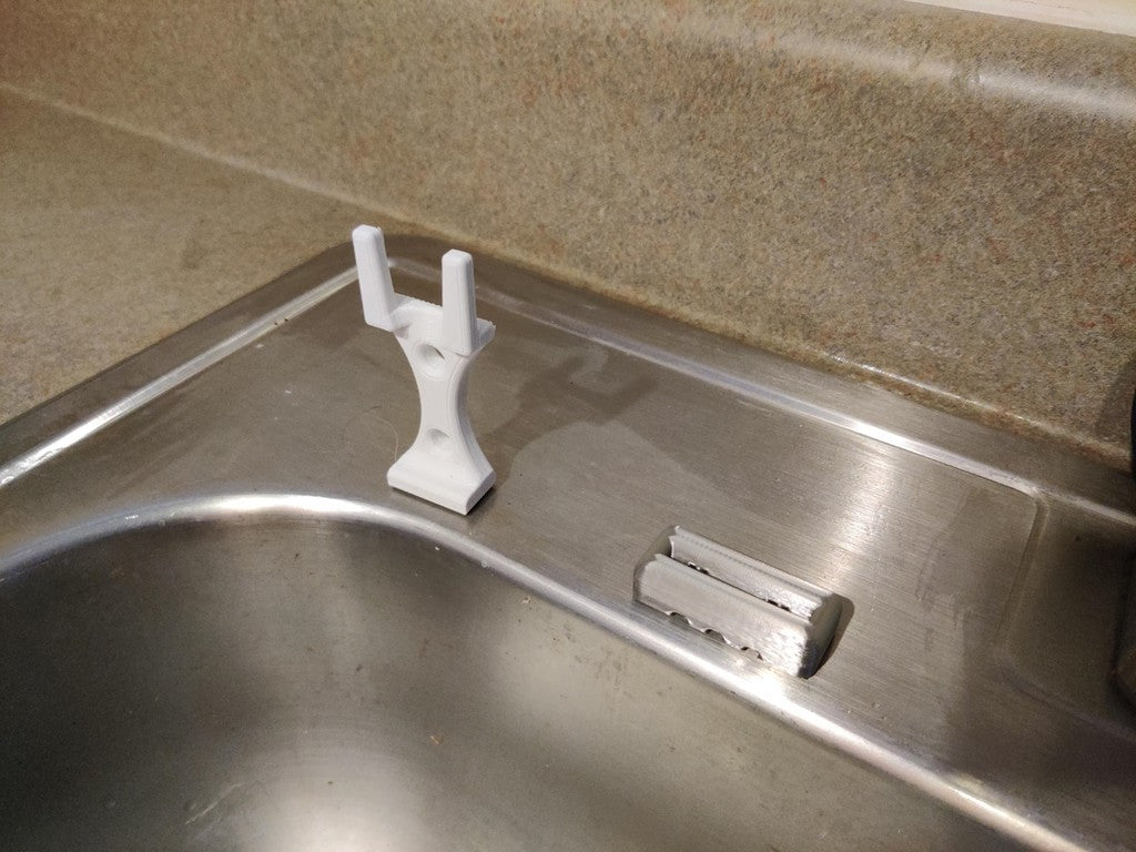 Soporte para cepillo de fregar con dispensador de jabón para el fregadero de la cocina
