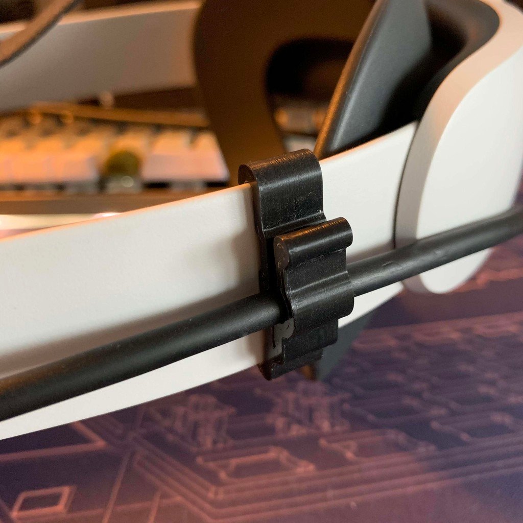 Soporte para cable Oculus Quest 2 Link para Elite Headstrap