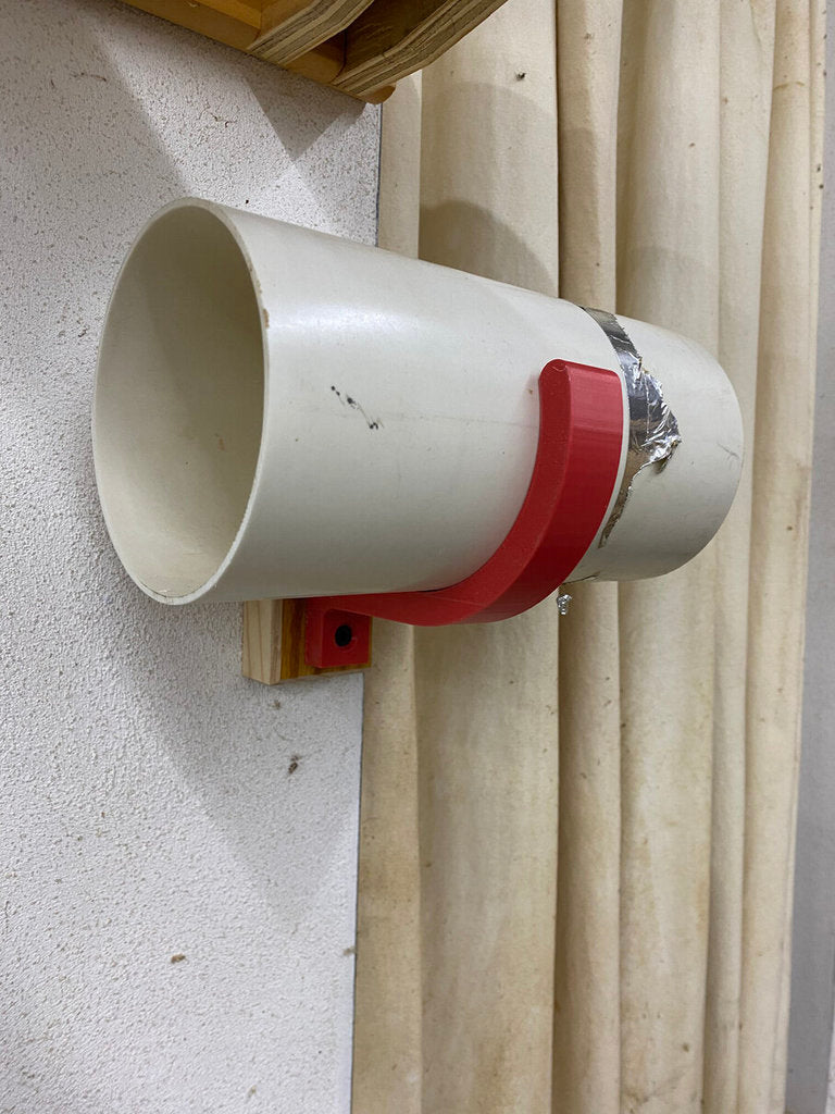 Colgador de tubos de PVC - 4 pulgadas
