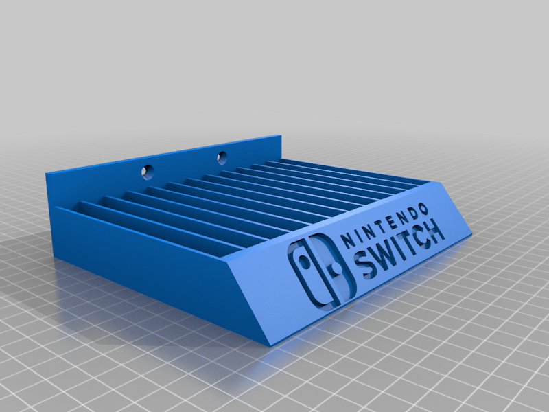 Caja de juegos de Nintendo Switch con montaje en pared