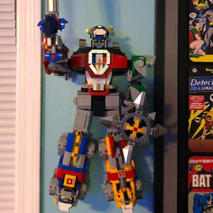 Montaje en pared de Lego Voltron
