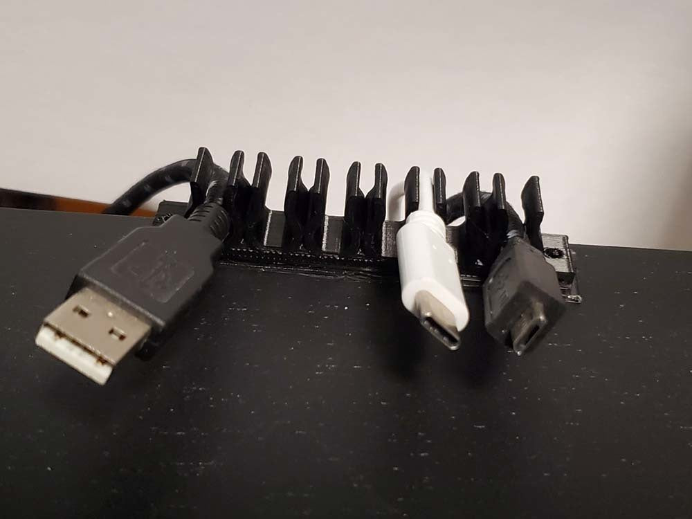 Abrazadera de cable para organizar 11 cables