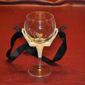 Soporte portátil para copa de vino con correa para el cuello