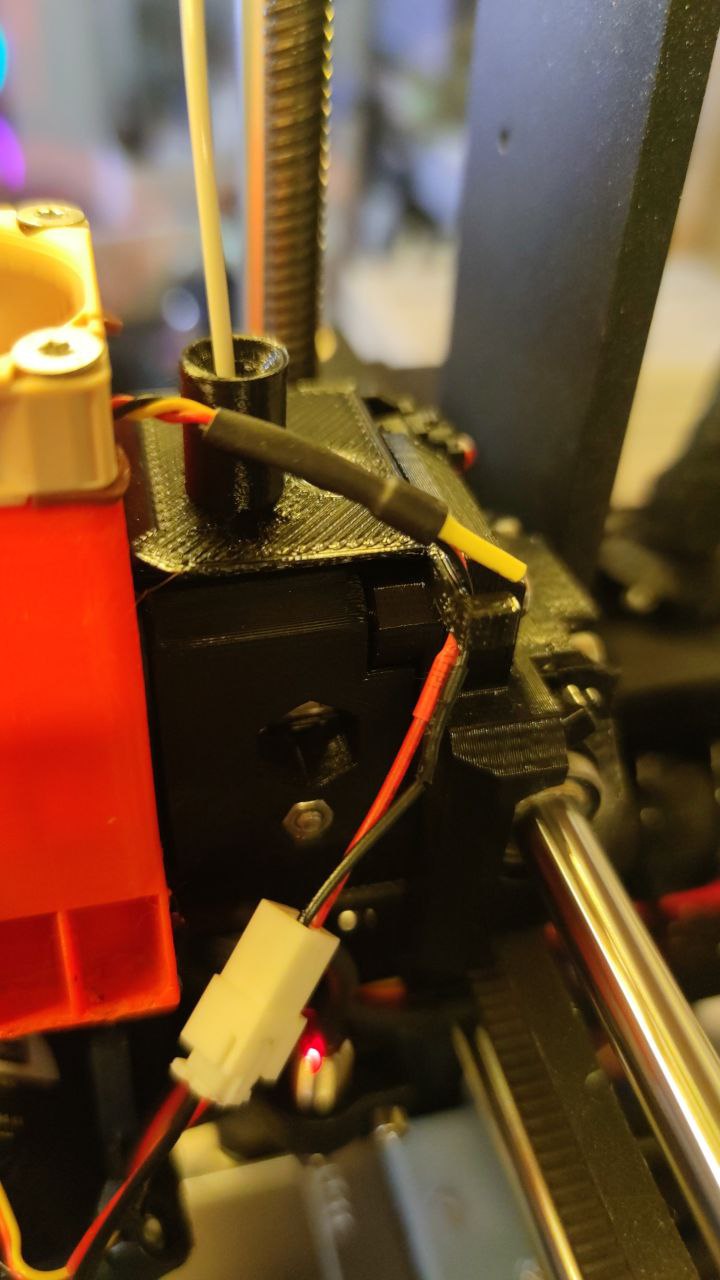 Ganchos de cable para cubierta fs-cover MK3S/MK3S+ guía de filamento