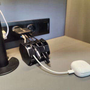 Soporte modular para cables de carga