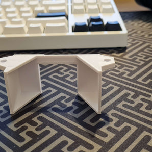 Soporte de regleta eficaz para montaje debajo del escritorio