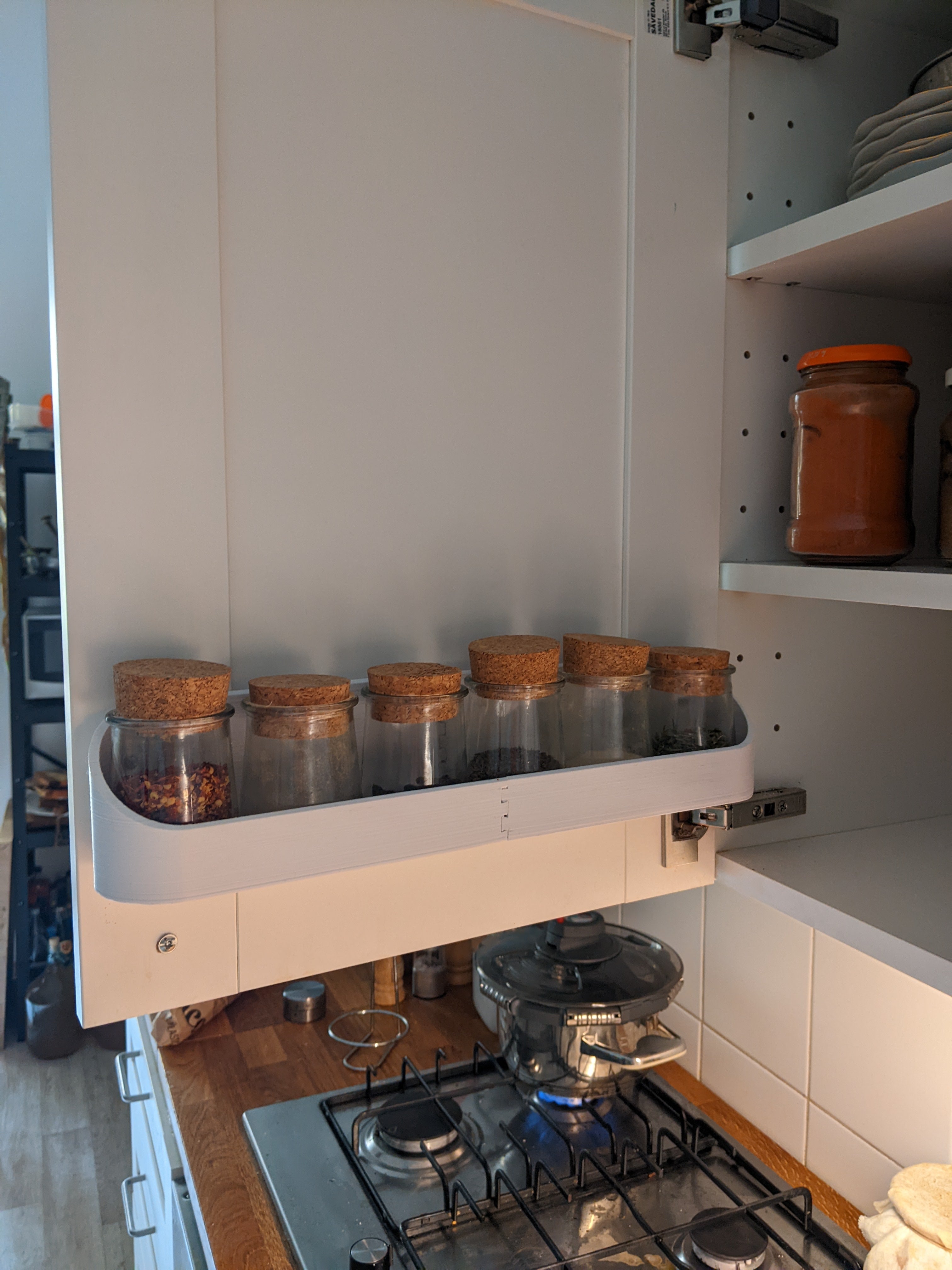 Estante de especias funcional para la cocina
