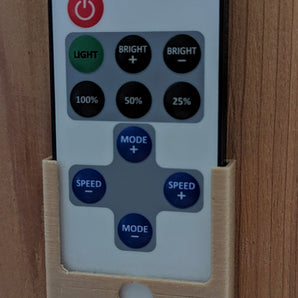 Soporte de control remoto LED con tira de luz