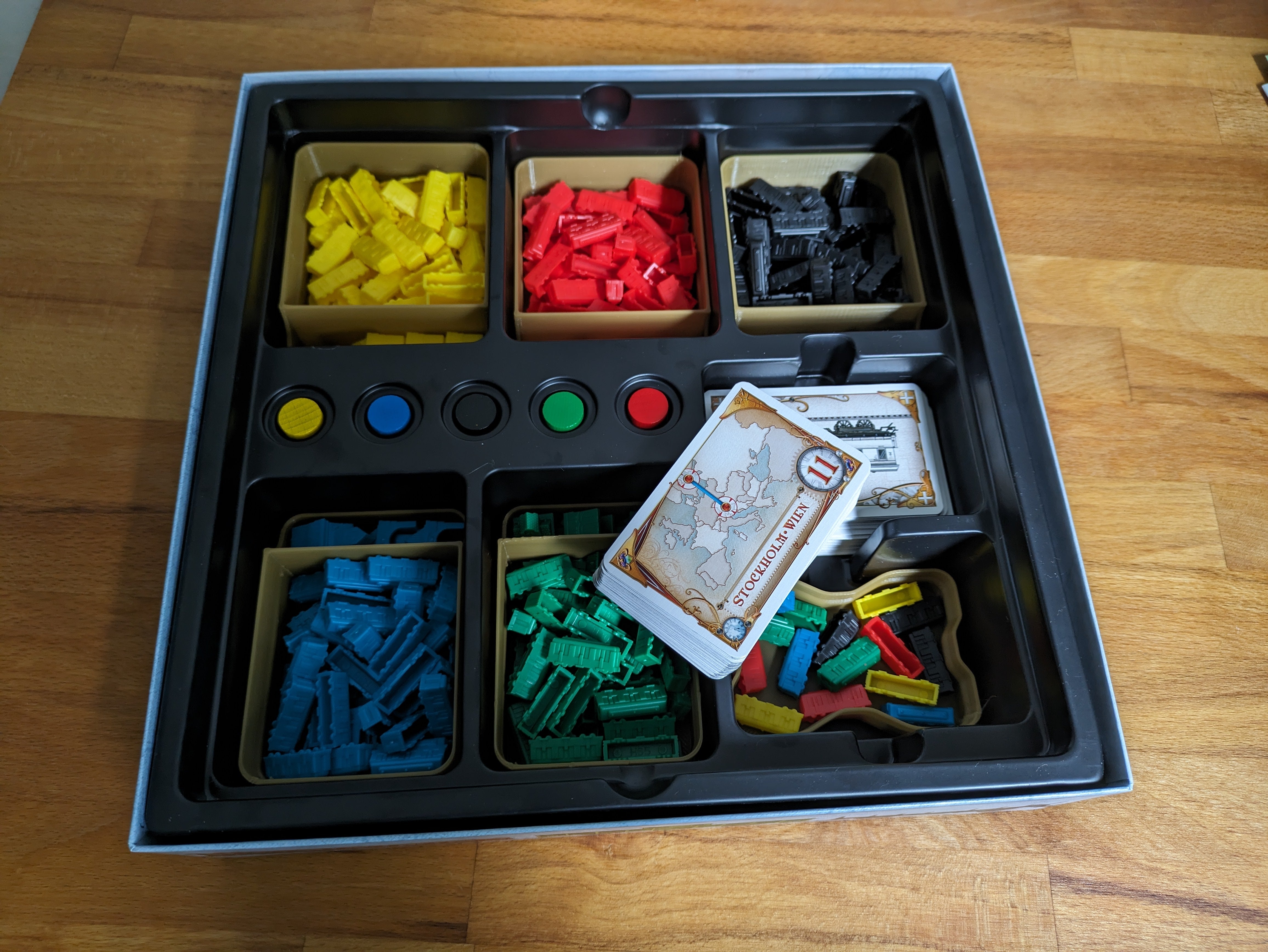 Organizador de cartas Ticket To Ride / Zug um Zug Europe