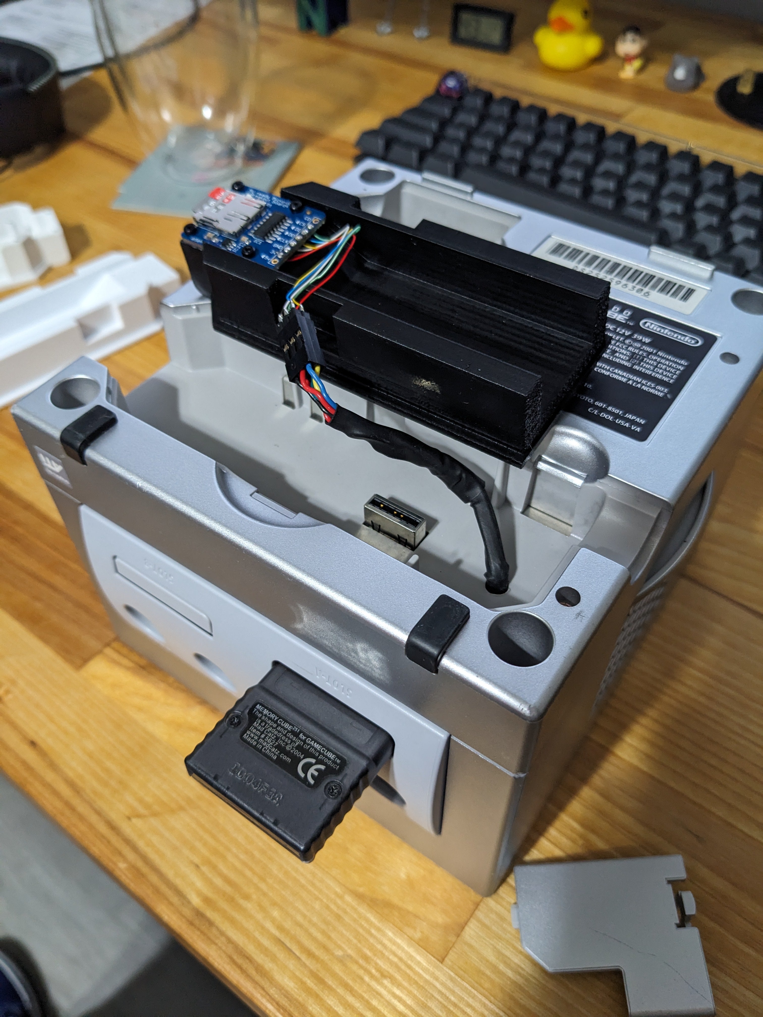 Montaje de tarjeta SD SD2SP2 para Gamecube