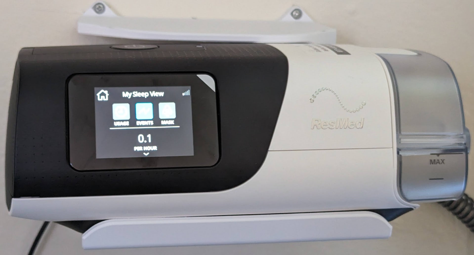Montaje en pared para la máquina CPAP ResMed AirSense 11