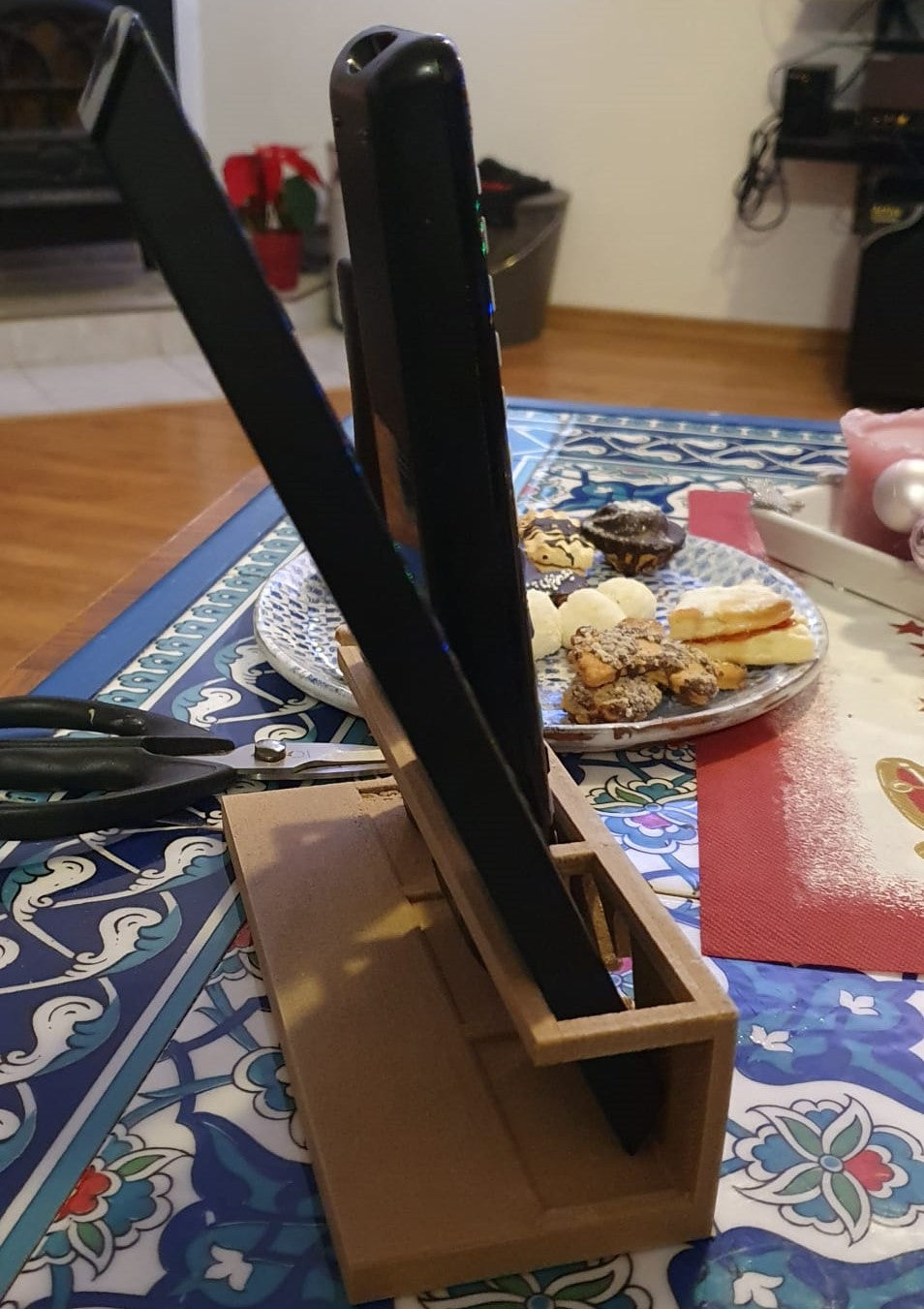 Soporte de mando a distancia para 3 dispositivos