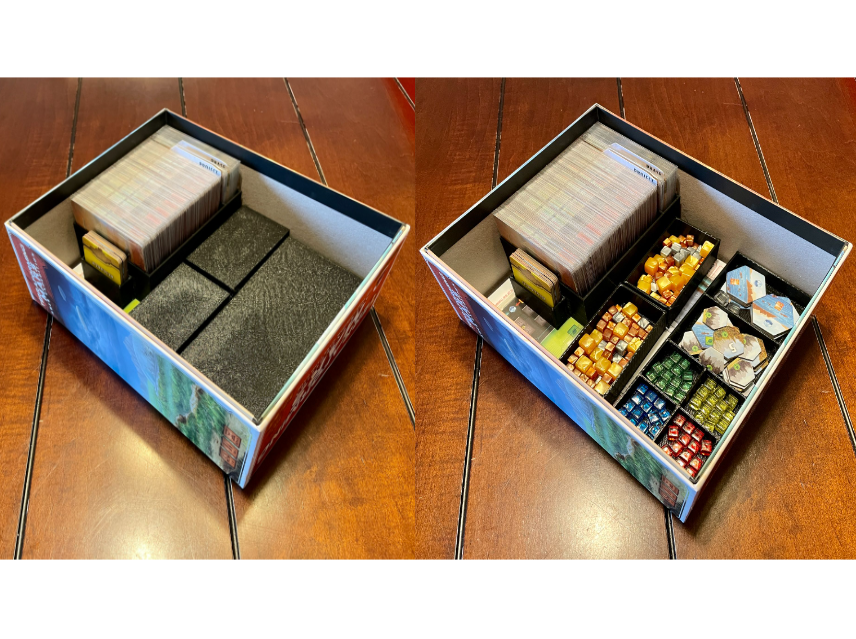 Organizador del juego de cartas Terraforming Mars (7 piezas)