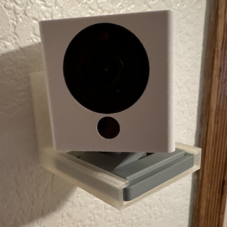 Soporte de pared horizontal para Wyze Cam V2 – Montaje flexible con Command Velcro