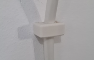 Soporte para cables con tornillo invisible