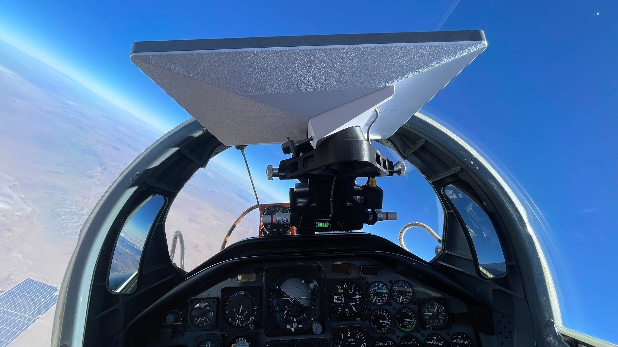 Soporte de miniantena Starlink con ventosa y batería integrada