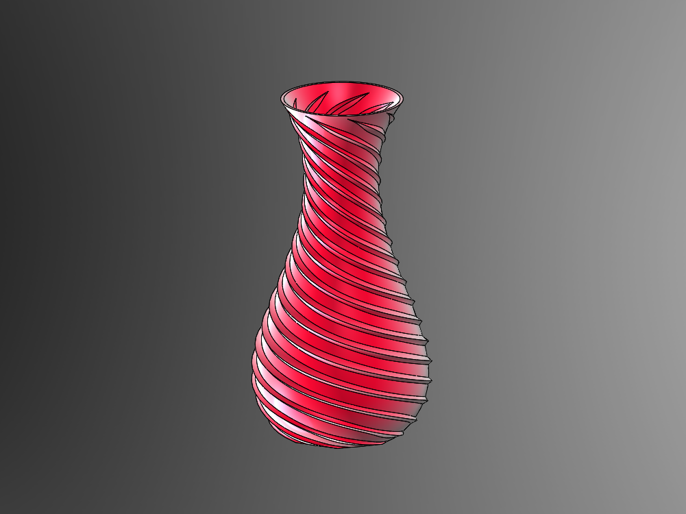 Vaso Octoespiral