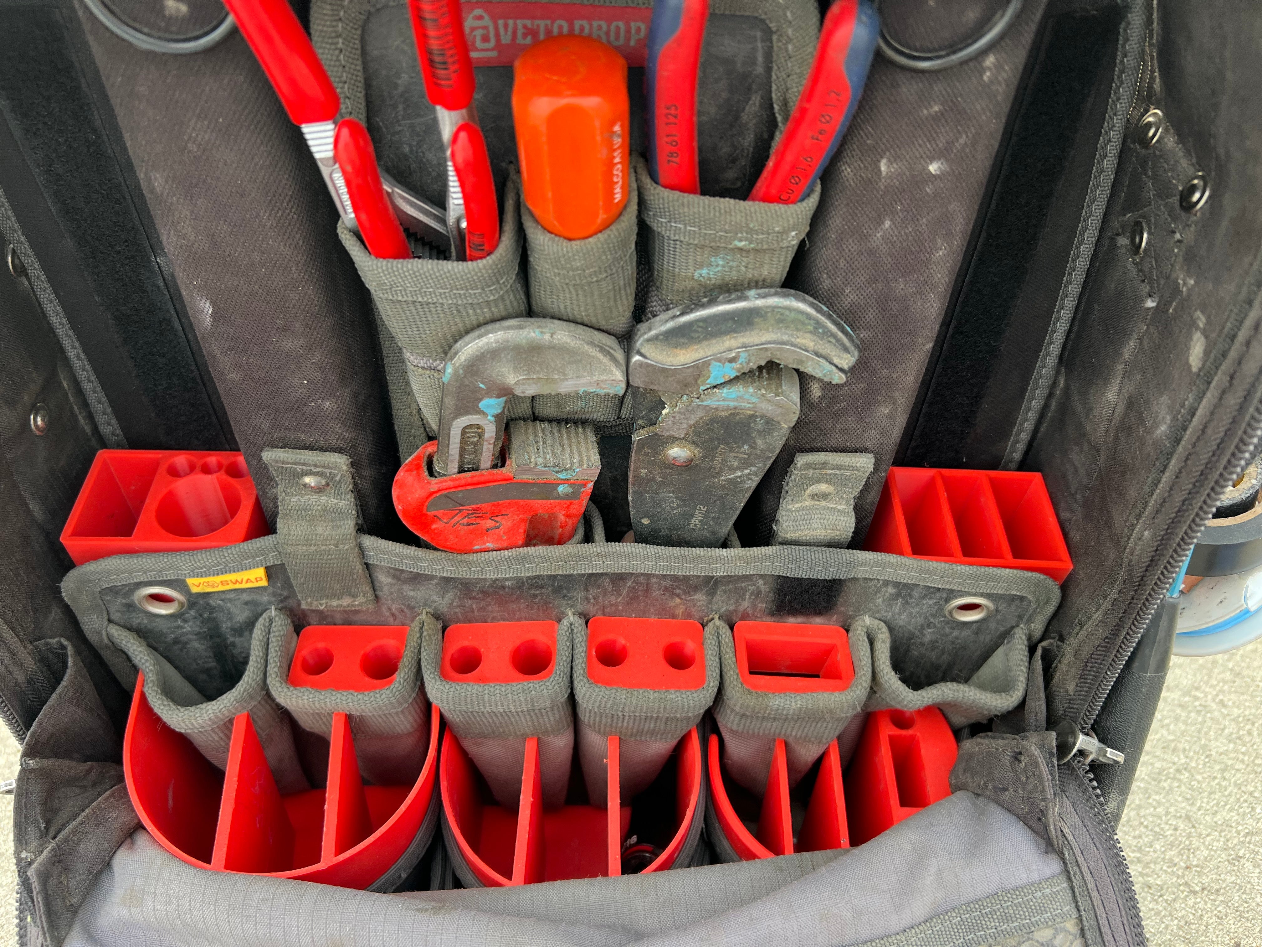 Refuerzos de bolsillo para bolsa de herramientas Veto