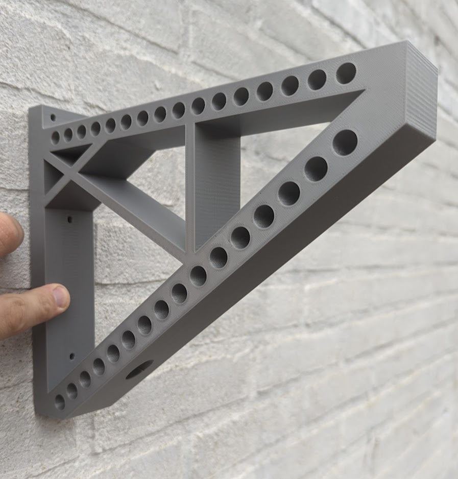 Anclaje de pared resistente para estantes y montaje en pared en varios tamaños
