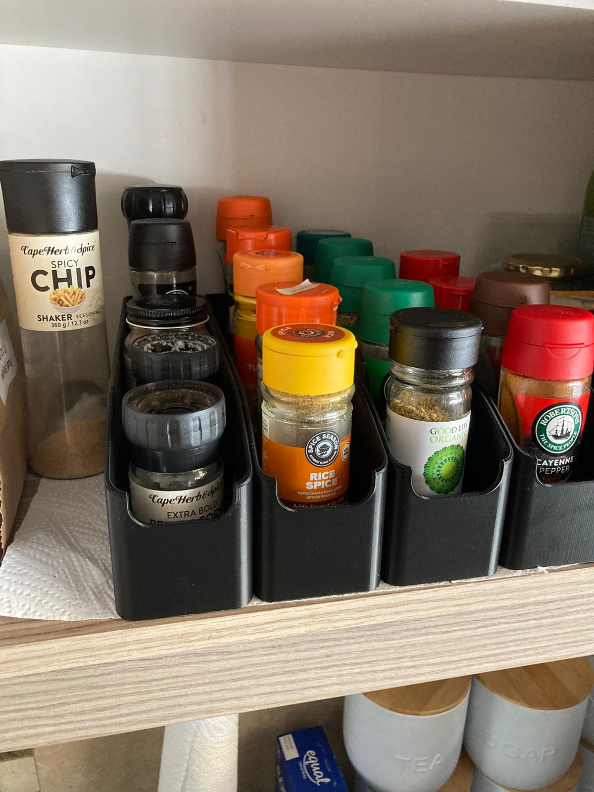 Organizador de especias práctico para la cocina