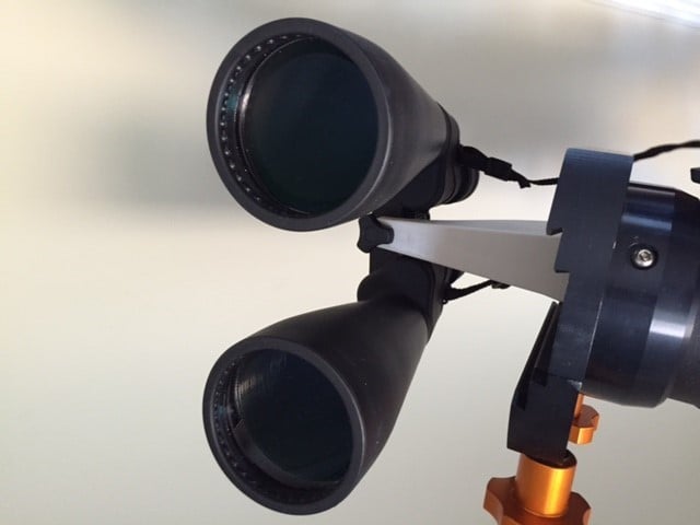 Montura de cola de milano para binoculares en Vixen, AVX o CG5
