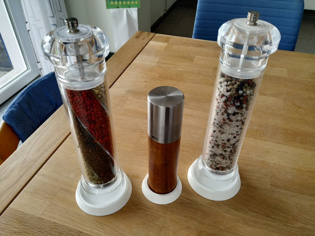 Manteles individuales de molinillo de sal o pimienta