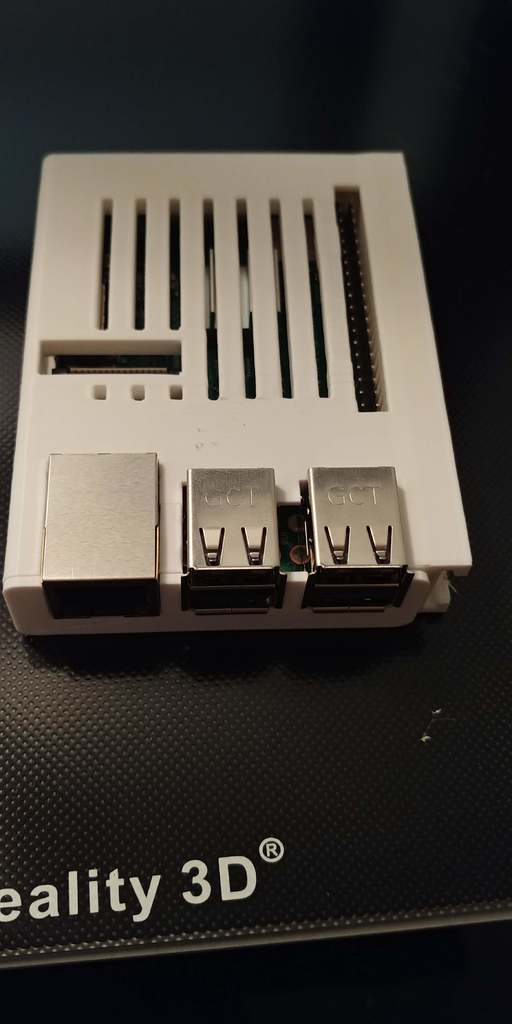 Carcasa Ender 3 Raspberry Pi con disipador fijo