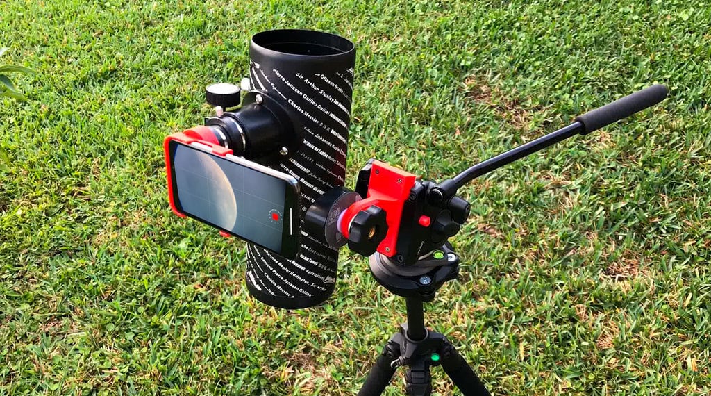 Soporte para cámara y adaptador de lentes para telescopio Celestron