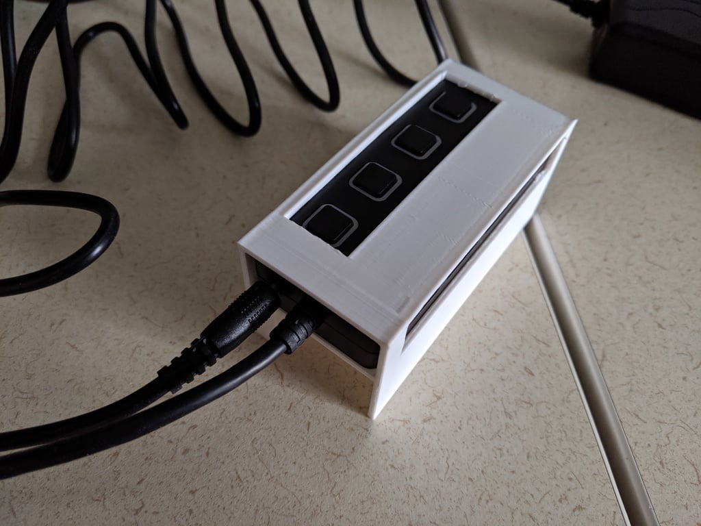 Soporte de concentrador USB para montaje en escritorio