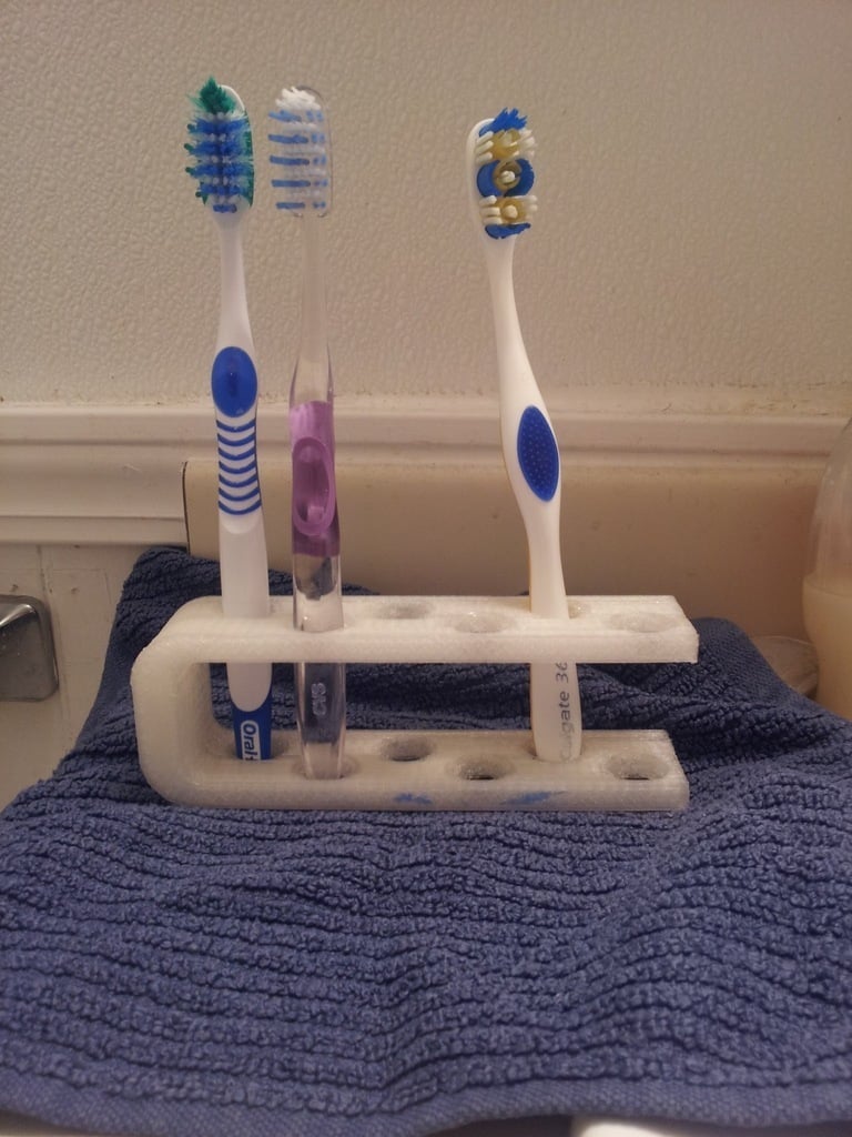 Portacepillos de dientes sencillo para 6 cepillos de dientes