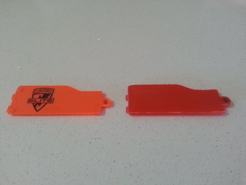 Tapa de batería modificada Nerf Stryfe 9V