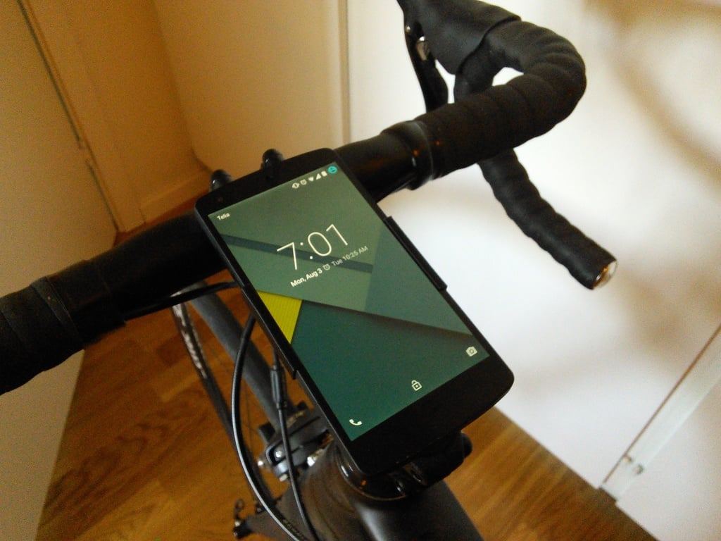 Soporte de bicicleta Nexus 5 para tubo de 35 mm