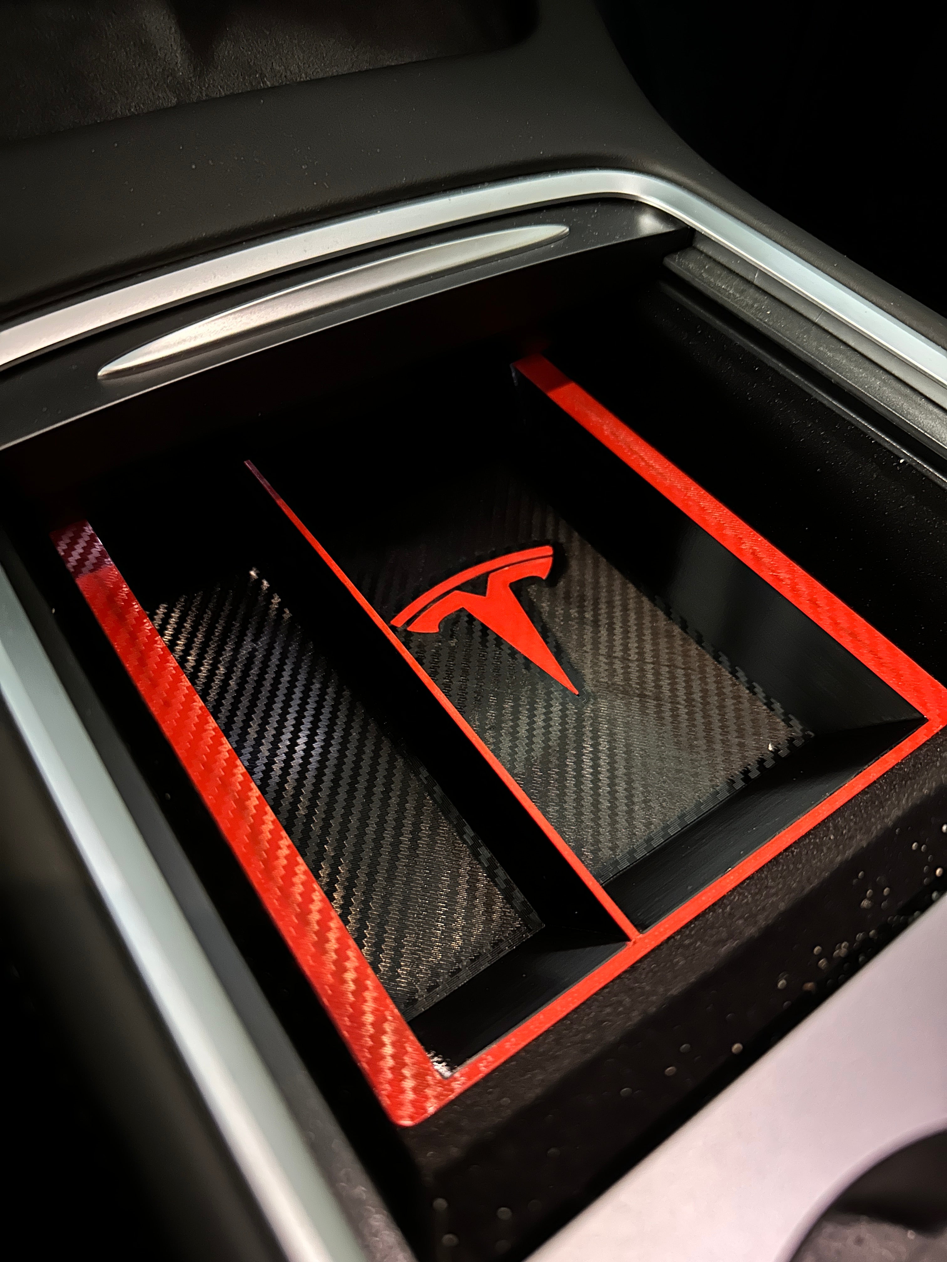 Cajón de la consola Tesla Model 3 / Y a partir de los modelos 2021